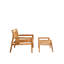 Sammen Outdoor Teak Lounge Chair