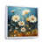 Cadre flottant blanc