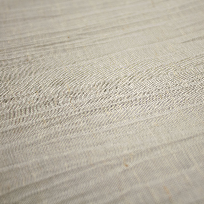 Solid Semi-Sheer Curtain Panels, Natural, 50" W x 108" H