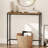 Narrow Console Table, Small Entryway Table, Thin Sofa Table, Display Table, for Hallway, Bedroom, Rustic Brown and Black