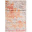 Tapis gris unique en viscose noué à la main style années 2010 4 pi 11 po x 7 pi 4 po Suazo