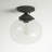 Antioch Glass Semi Flush Mount-1050565864
