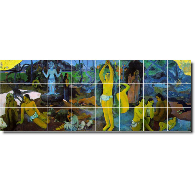 Carreau de peinture murale 64 po x 24 po 8 po x 8 po, People - 03361