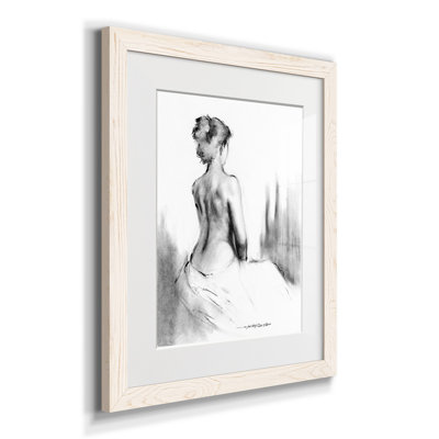 " Soft Silhouette I " Painting Print