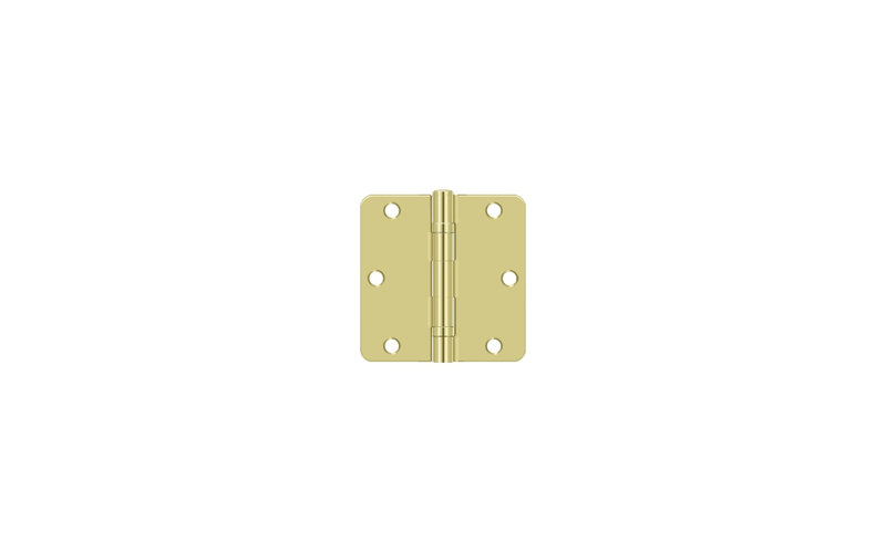 64'' x 64'' Steel Surface Mount Hinge, Polished Brass