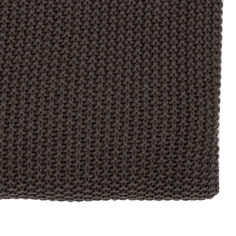 Balbuena Throw Blanket, Charcoal 