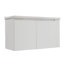 Meuble-lavabo mural moderne 36 po avec lavabo en céramique Philip