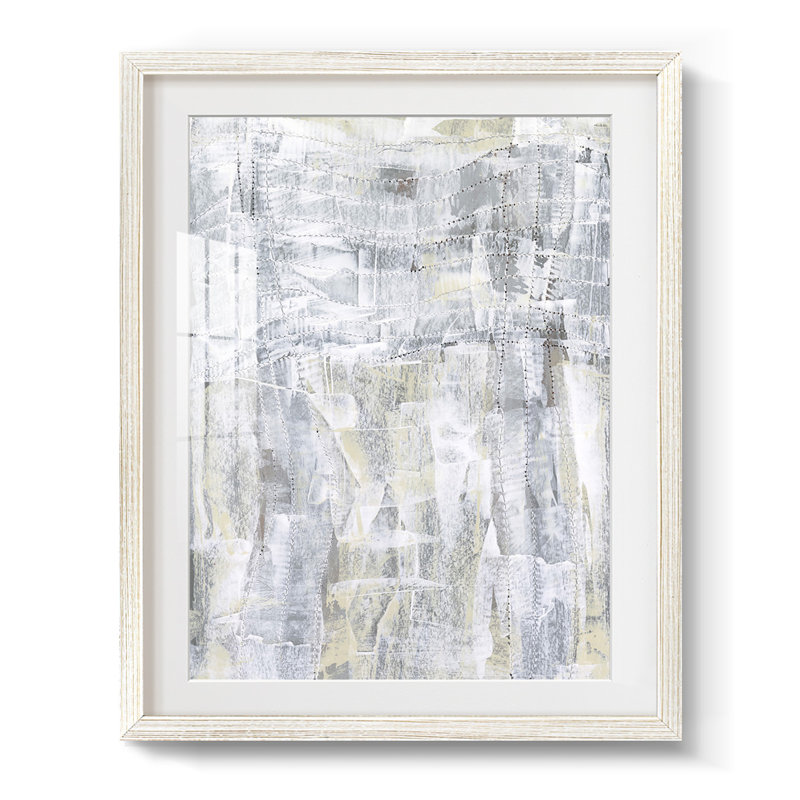 Ville fantôme I - impression encadrée, 19.5" H x 16.5" W, White