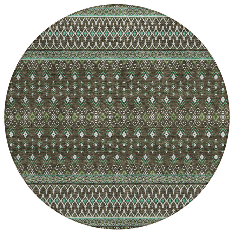  Emblyn Door Mat, Round 8'