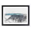 The Seattle Washington Skyline in Abstract - Framed Print-55770955-55770959