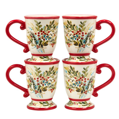 Ensemble de 4 tasses de Noël 18 oz