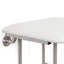 Banquette de douche extra large Seachrome Lifestyle & Ababilities, avec coussin rembourré Naugahyde, fixation murale et pieds réglables