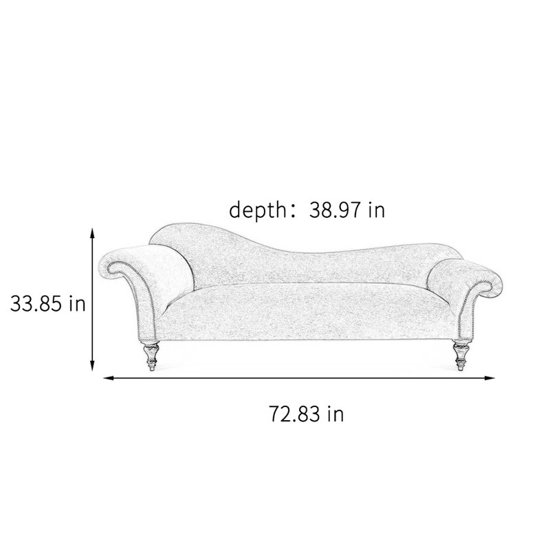 Chaise longue décontractée élégante et confortable, Orienté à gauche (vu de face), Jaune citron