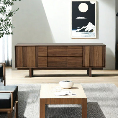 TV Cabinet with Hidden Handles