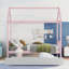Structure de lit House avec lit gigogne