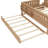 Wooden Bed With Built-In Bookshelves And Trundle-148622200-148622207