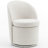 Swivel Barrel Chair Boucle Upholstered Accent Chair With High Back-451776879