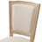 Amando High-End Beige French Country Dining Chairs, Upholstered Chairs With T-Shaped Back, Wire Drawing And Carving Techniques-1130363912
