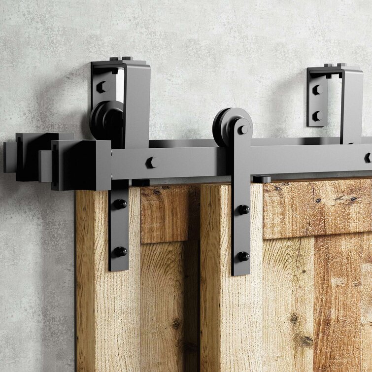 Double Bypass Barn Door Hardware Kit