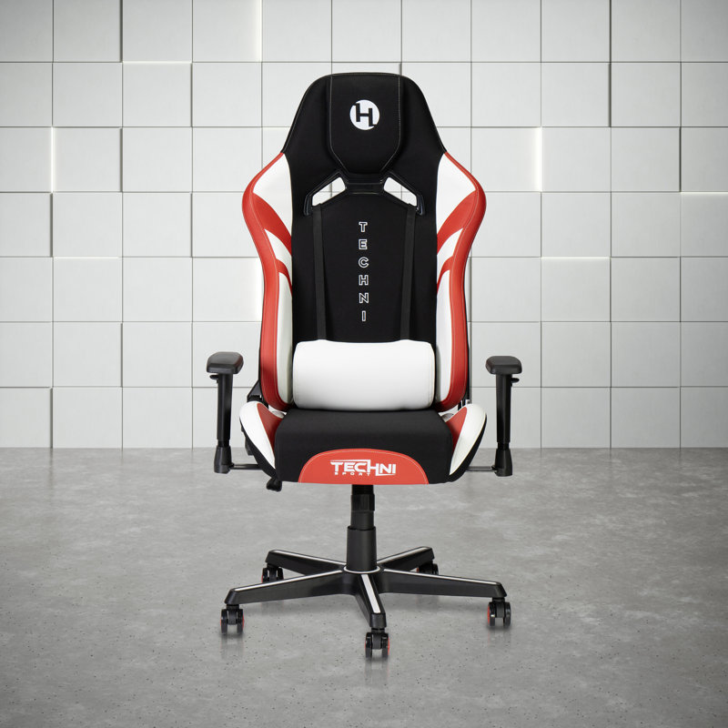 Fauteuil de jeu Techni Sport TSF72 Echo - Avec et, Noir, Noir