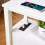 Table de bout avec station de charge, tables d'appoint avec ports et prises USB, table d'appoint avec 2 tiroirs, petite table de chevet en bois, petite table d'appoint rustique, table de bout moderne avec tiroir