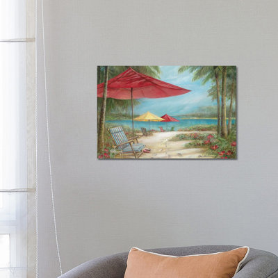 «Relaxing Paradise I» par Ruane Manning - reproduction d'art