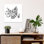 Reproduction d'art mural fantaisiste et fantaisiste de vacances fantaisistes