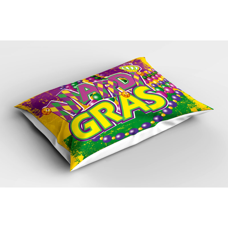Ensemble de 2 taies décoratives Ambesonne Mardi Gras, H 20 po x l 26 po