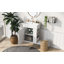 Meuble-lavabo flottant moderne de 21,6 po avec lavabo en céramique - parfait pour les petites salles de bain