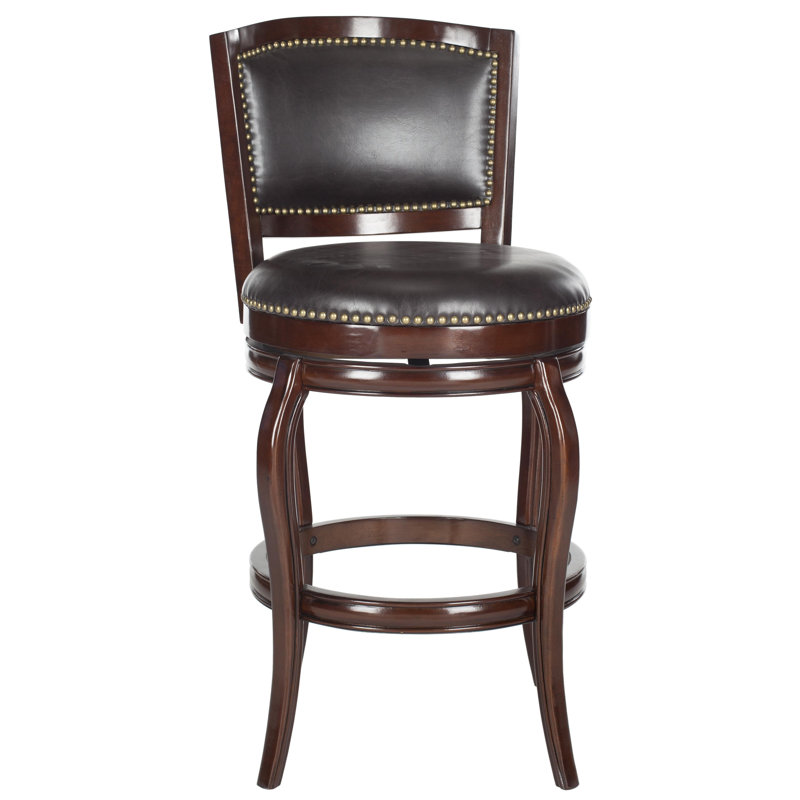 Tabouret de bar pivotant 29 po Brockway, Brun, Sierra