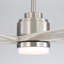 Ventilateur de plafond moderne à 5 pales de 52 po avec lumière et télécommande Sofucor - nickel sable et gris clair-133441654