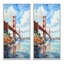 «Blue Bridge Architectural Marvel», 2 pièces sur toile-1654928875-1654928870
