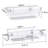 2 Pack Adhesive Rust-Proof Shower Organizer With Razor Holder And Hook, Clear
