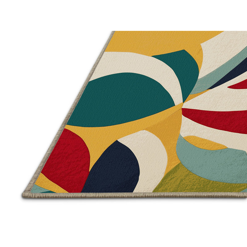 Spunky Shimmy Rug, Round 8'