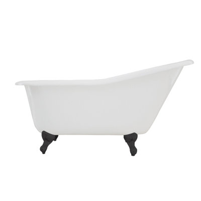 Baignoire sur pattes ovale en fonte 60 po Kingston Eden