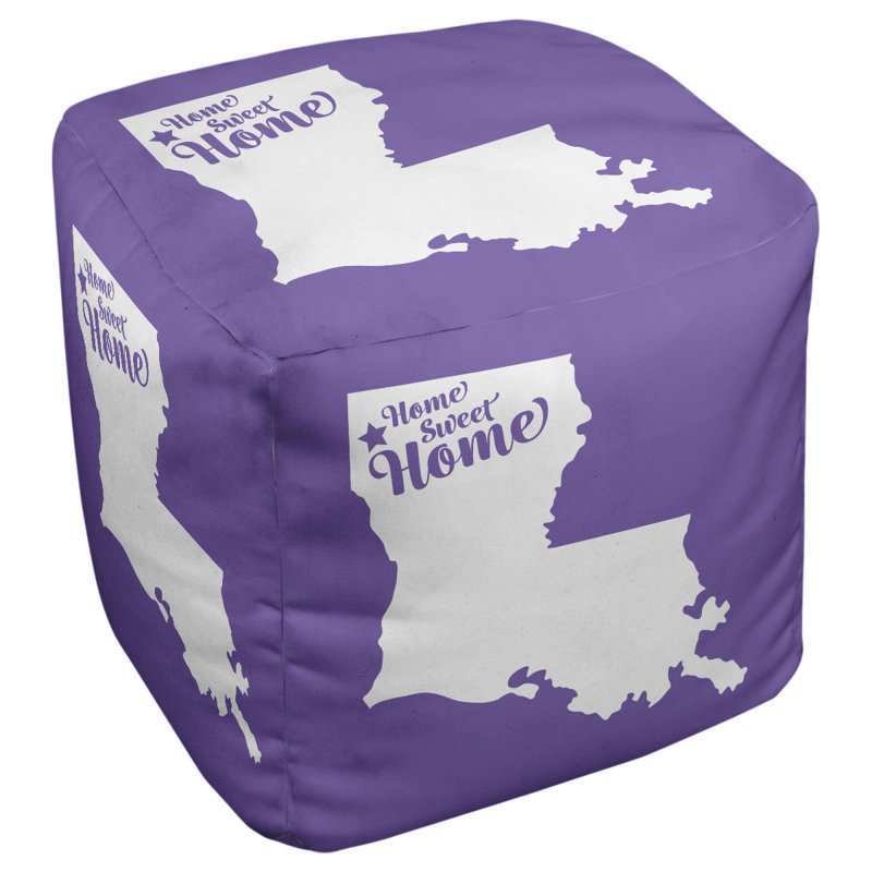 Repose-pieds à cubes shreveport the home, Mauve