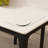 Simple white rectangular dining table-1230973279