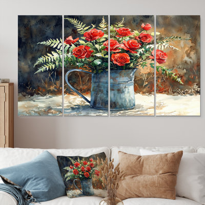 Hornberger - Roses - Art mural moderne pour le salon