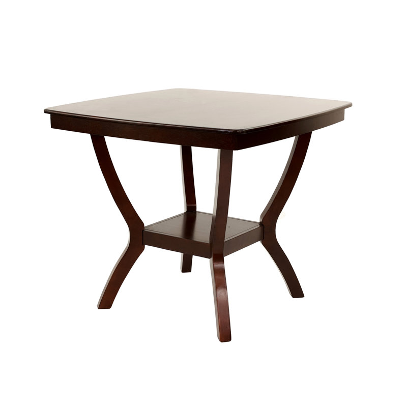 Javius Square Counter Height Table with Storage