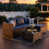 Brown Rattan Navy