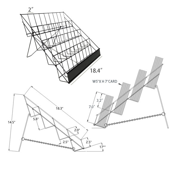 Greeting Card Holder with a Vent Register from Habitat ReStore