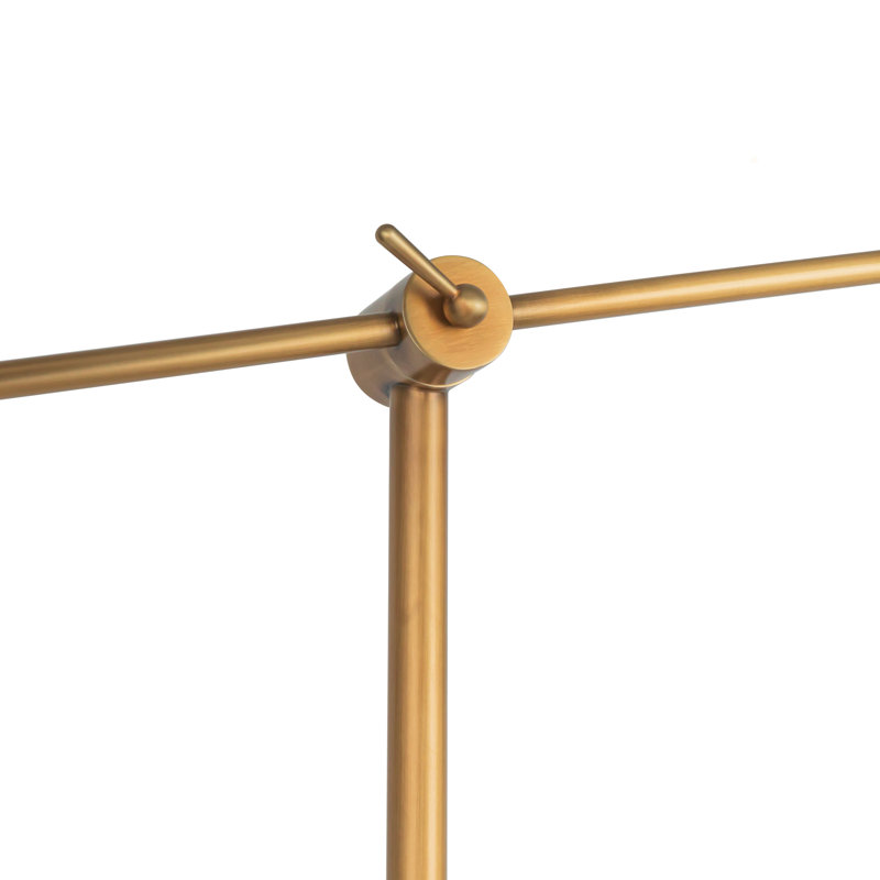 Astrid LED Floor Lamp, Vintage Brass