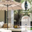 Parasol lumineux 120 "avec manivelle-1959936708