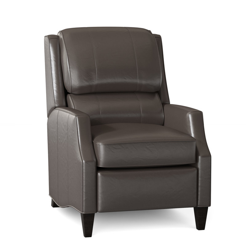 Mauney Recliner, Cobblestone, Manual, Empyrean Tweed Genuine Leather