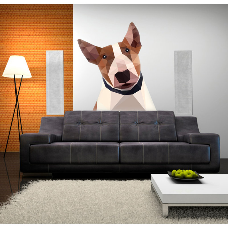 Adhésif décoratif Polygonal, H 46 po x l 50 po