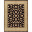 Hand Knotted Oriental Area Rug in Black/Beige-662654252