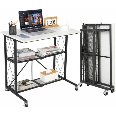 Metal Base Computer Desk
