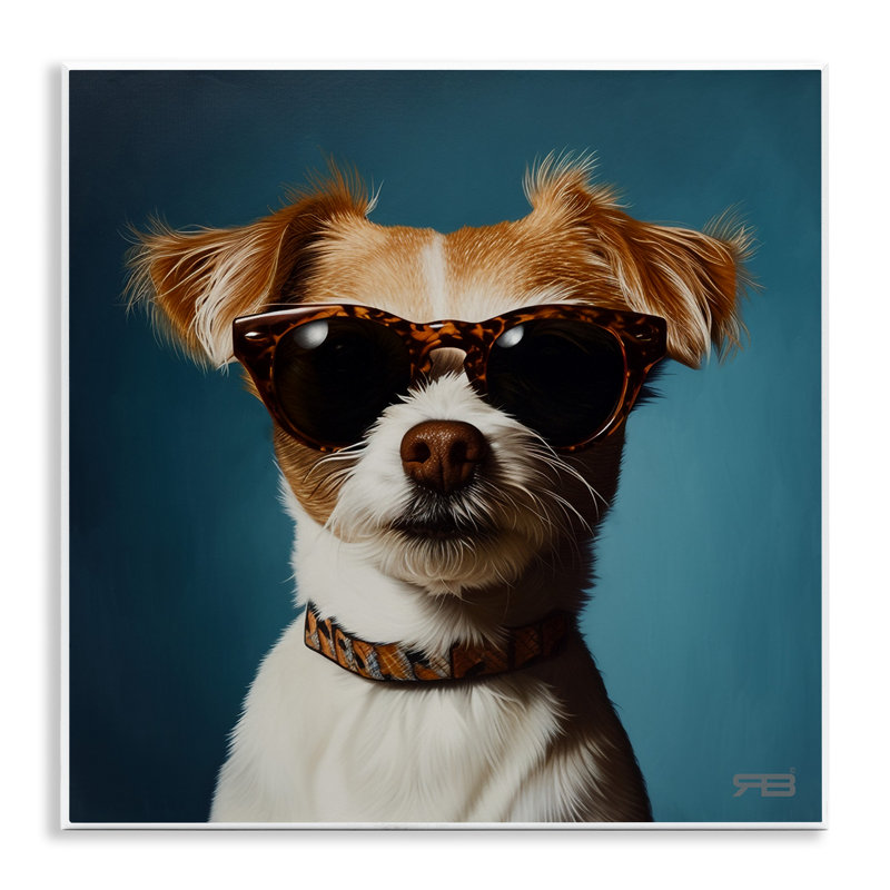 «Cool Dog on Blue» par Roozbeh Bahramali