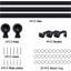 Curtain Poles Metal Plain Ball Extendable Curtain Pole 160 Cm To 300 Cm-152872966