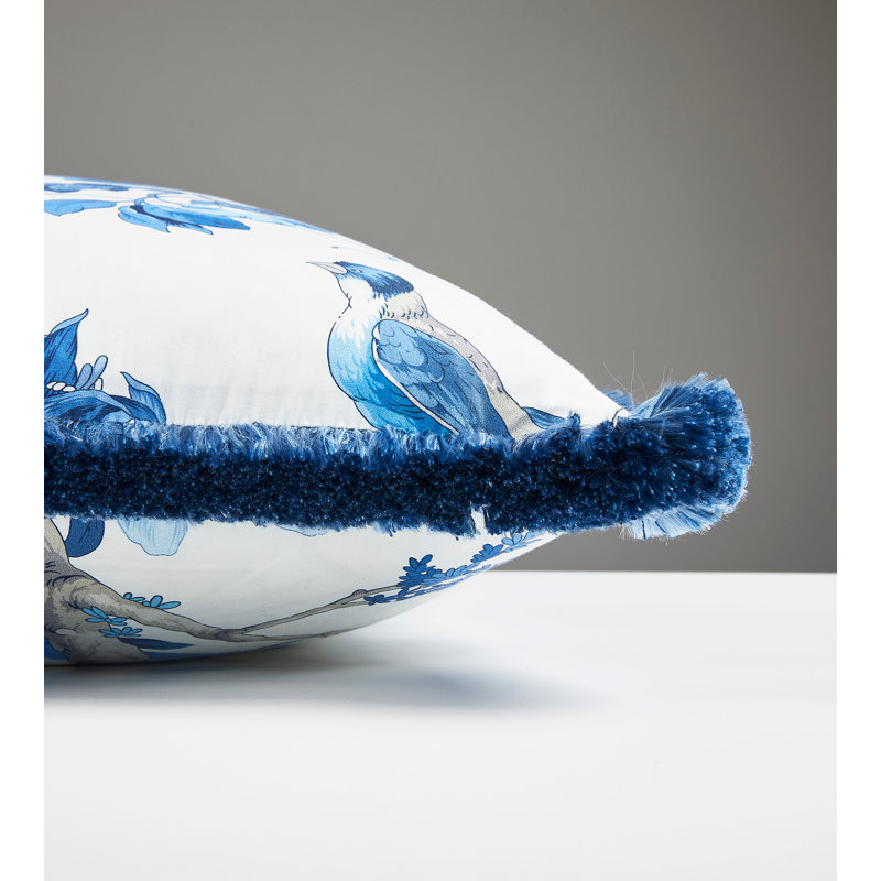 Porcelain Square Pillow Cover & Insert, Porcelain Blue